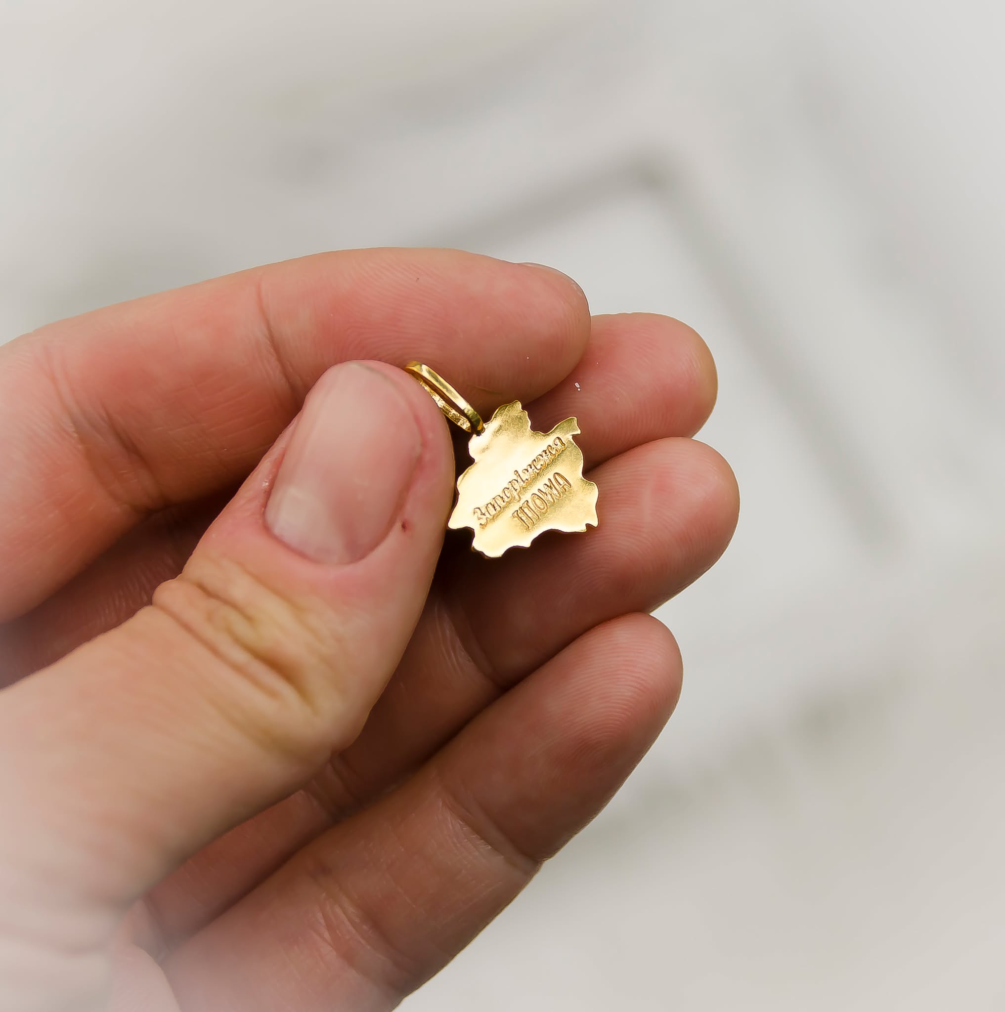 Кулон Запорізька область в позолоті - Зображення 3